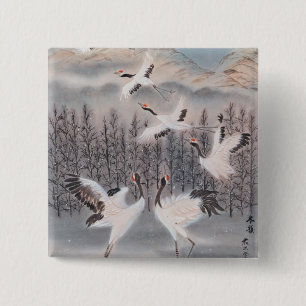 Rhythm of Winter 2 Inch Square Button