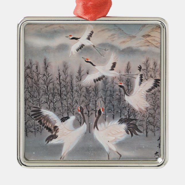 Rhythm of Winter Metal Ornament (Front)