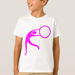 Rhythmic Gymnastic Figure - Magenta T-Shirt