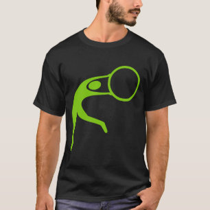 Rhythmic Gymnastic Figure - Martian Green T-Shirt