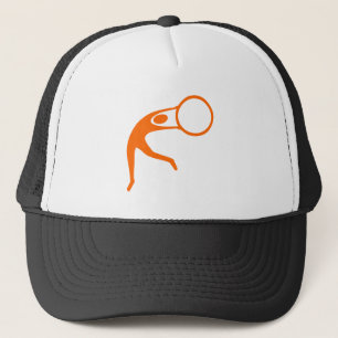 Rhythmic Gymnastic Figure - Orange Trucker Hat