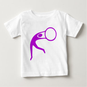 Rhythmic Gymnastic Figure - Purple Baby T-Shirt