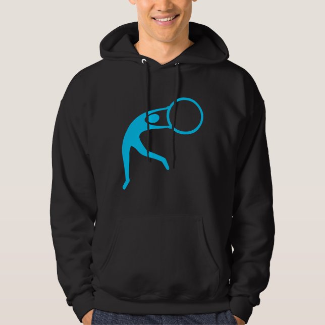 Rhythmic Gymnastic Figure - Sky Blue Hoodie (Front)