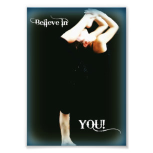 Rhythmic Gymnastics art Believe in you 5x7 Photo Print