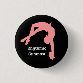 Rhythmic Gymnastics button pin gymnast gifts"