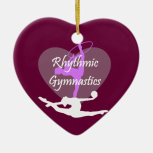 Rhythmic Gymnastics Ceramic Ornament