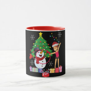 Rhythmic Gymnastics Christmas Celebration   Mug