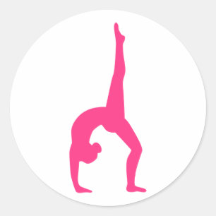Rhythmic Gymnastics Classic Round Sticker