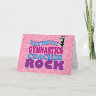 Rhythmic Gymnastics Coaches Note Card