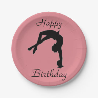 Rhythmic Gymnastics paper plates party supplies