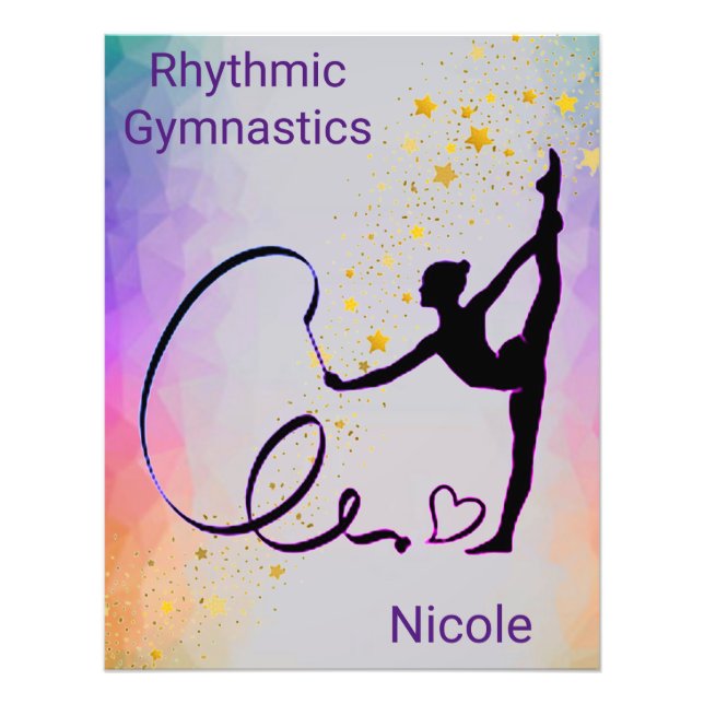 Rhythmic Gymnastics Photo Enlargement (Front)