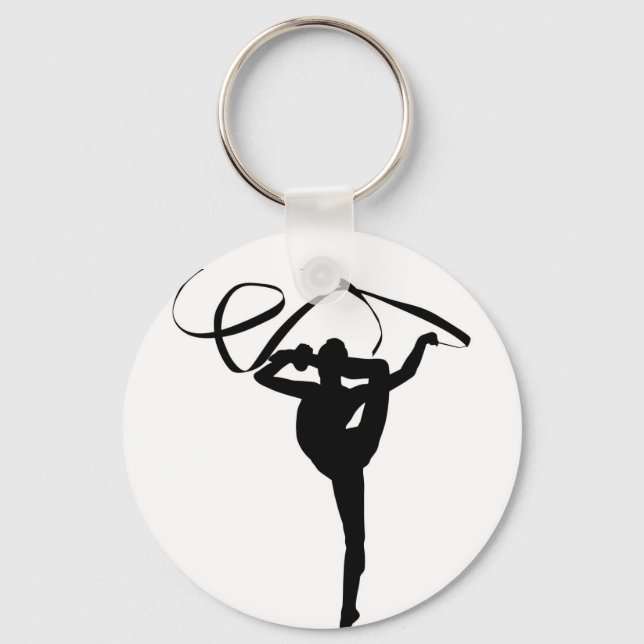 Rhythmic Gymnastics - Ribbon Keychain (Front)