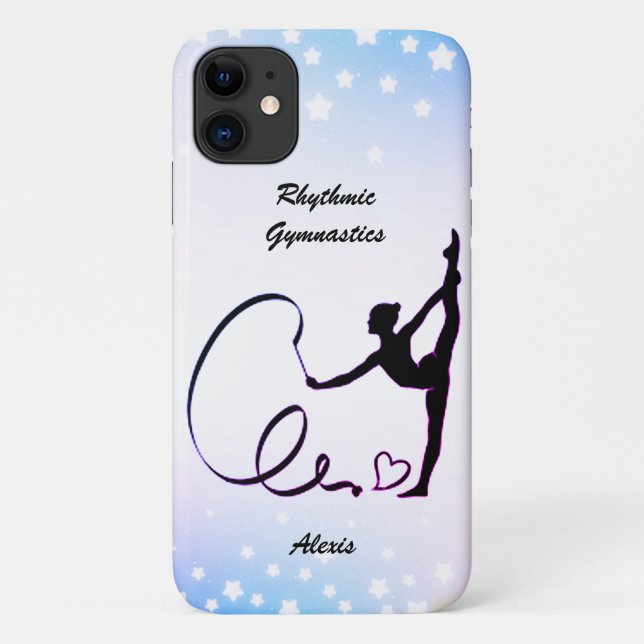 Rhythmic Gymnastics Ribbon Stars Case-Mate iPhone Case (Back)
