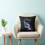 Rhythmic Gymnastics Ribbon Throw Pillow – Elegant<br><div class="desc">Rhythmic Gymnastics Ribbon Throw Pillow – Elegant Dancer Home Decor Gift Celebrate the grace, strength, and beauty of rhythmic gymnastics with this elegant throw pillow featuring a dancer mid-routine with a flowing ribbon. Whether you're an athlete, coach, or fan, this pillow adds a dynamic and artistic flair to any bedroom,...</div>