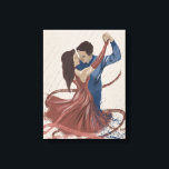 Rhythms We Share – Harmony in Motion Canvas Print<br><div class="desc">'Rhythms We Share' is the second digital painting in the 'Waves of Us' series, exploring trust, movement, and emotional harmony. A couple dances together in fluid motion, representing the natural rhythm that develops when two individuals connect deeply. This artwork is one of three pieces in the 'Waves of Us' collection,...</div>