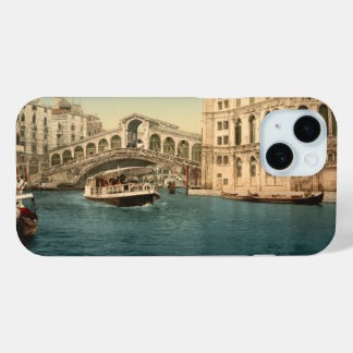 Rialto Bridge and Grand Canal, Venice, Italy iPhone 15 Case
