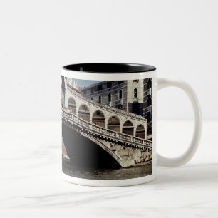 Rialto Bridge, begun 1588 Two-Tone Coffee Mug