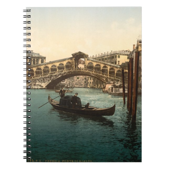 Rialto Bridge I, Venice, Italy Notebook (Front)