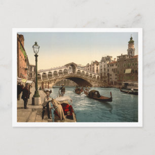 Rialto Bridge II, Venice, Italy Postcard