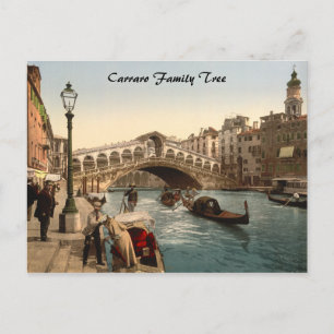 Rialto Bridge II, Venice, Italy Postcard