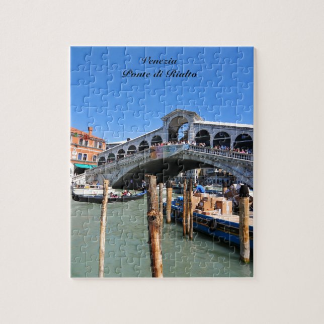 Rialto Bridge in Venice, Italy Jigsaw Puzzle (Vertical)
