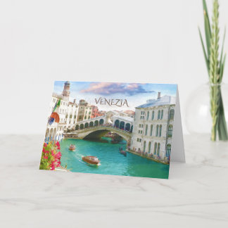 Rialto Bridge in Venice | Venezia, Italy Card