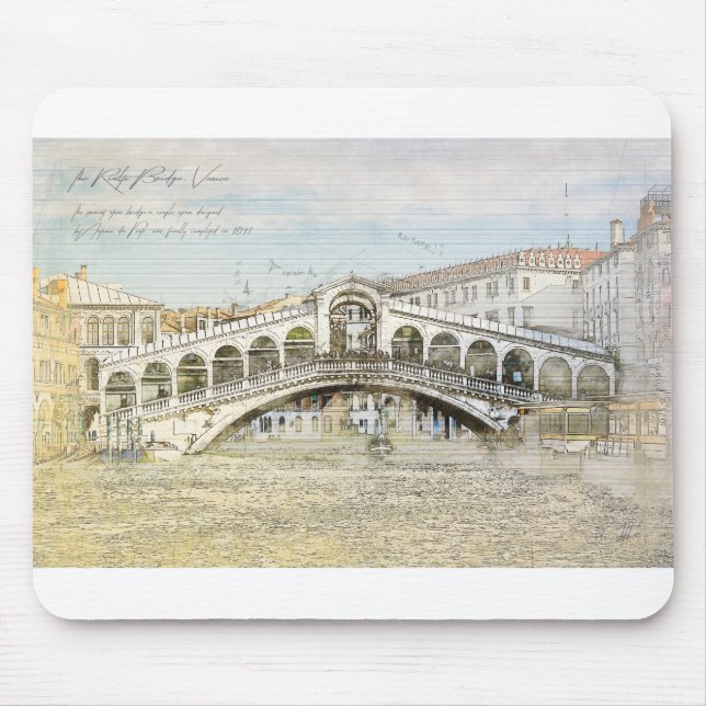 Rialto Bridge Mouse Pad (Front)