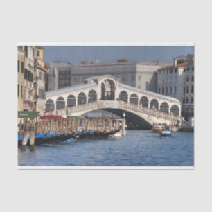 Rialto Bridge Venice Italy Tissue Paper