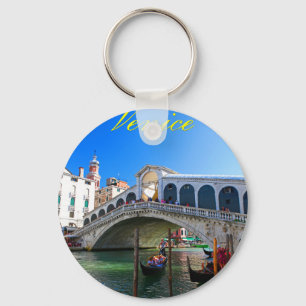 Rialto Bridge Venice - Pro Photo Keychain
