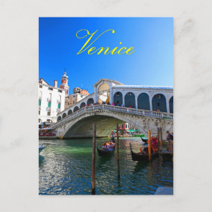 Rialto Bridge Venice - Pro Photo Postcard