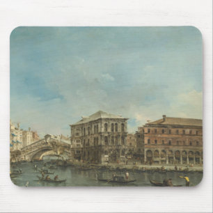 Rialto Bridge with Palazzo dei Camerlenghi Mouse Pad