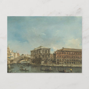 Rialto Bridge with Palazzo dei Camerlenghi Postcard