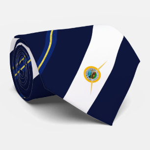 Rialto (California) city flag Neck Tie