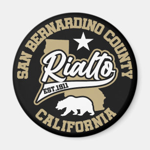 Rialto,California Magnet