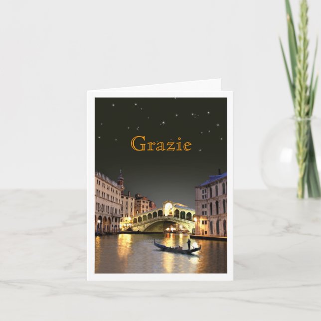 Rialto Thank You Note Card (Front)