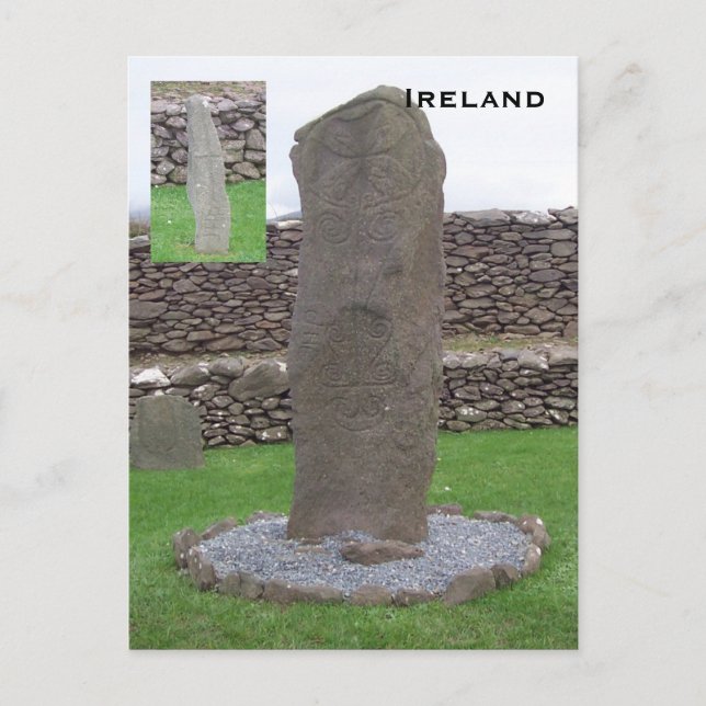 Riasc Stone, Kerry, Ireland Postcard (Front)