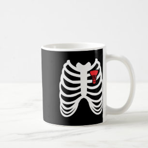 Rib Cage Funny Badminton Player T Shirt Gift Coffee Mug