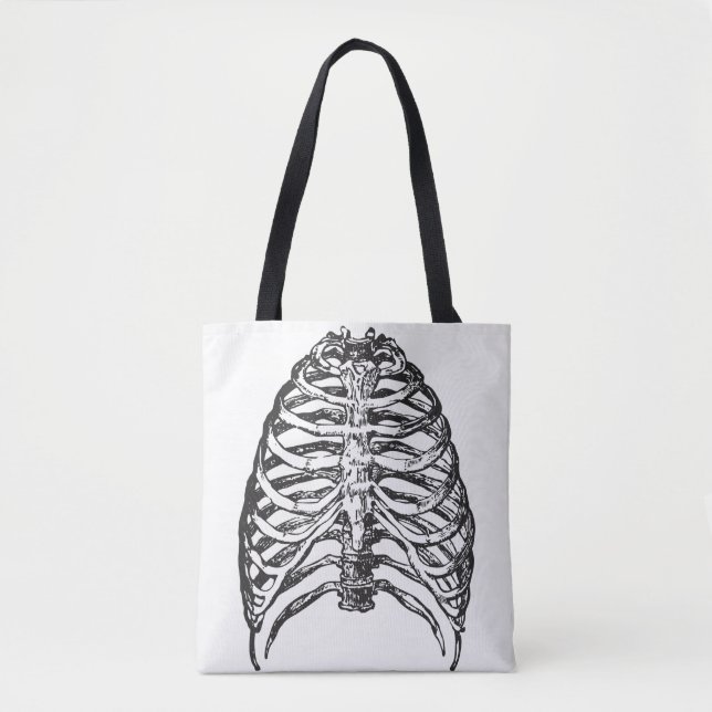 Rib CageTote Bag (Front)