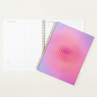Ribbed glass сolorful grey pink gradient planner