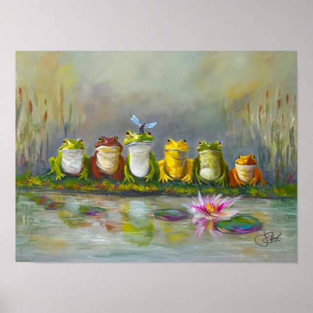 Ribbit River Poster (Front)