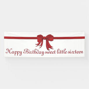 Ribbon Border red + your backgr. & ideas Banner