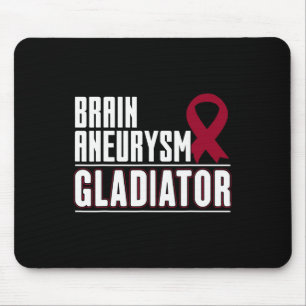 Ribbon - Brain Aneurysm Awareness Mouse Pad
