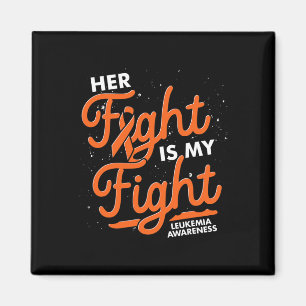 Ribbon Cancer Fight Supporter Leukaemia Awareness Magnet