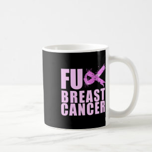 Ribbon Cancer For Breast Cancer Awareness  Coffee Mug