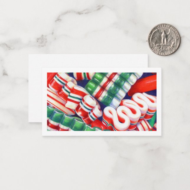 RIBBON CANDY 3.5x2 Flat Card (Front/Back In Situ)