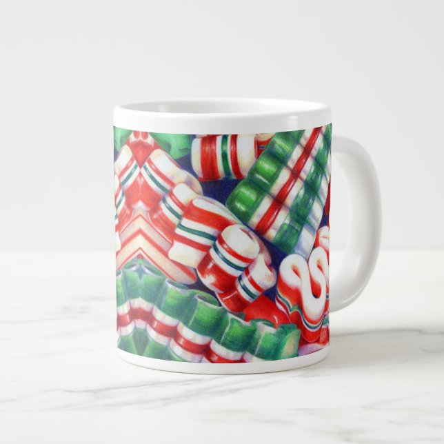 RIBBON CANDY Big Mug (Front Right)