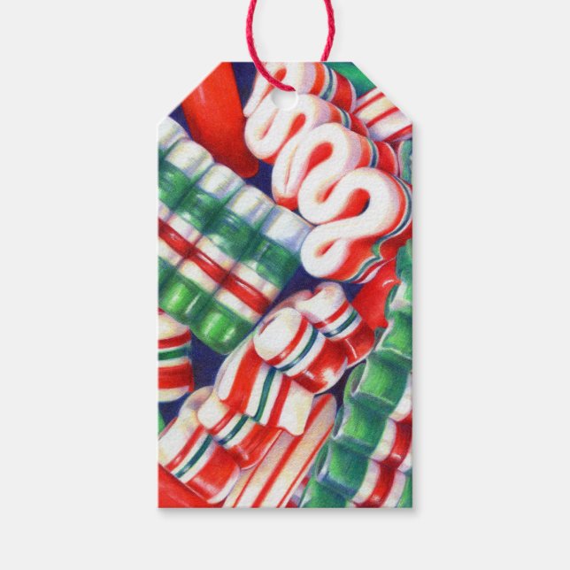 RIBBON CANDY Gift Tags (Front)