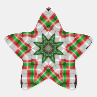 Ribbon Candy Quilt Star Dec 2012 Sticker