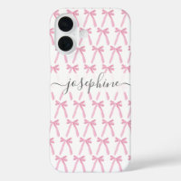 Ribbon coquette Pink Aesthetic bows personalized