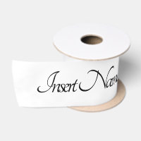 Ribbon / Customized Name Satin Ribbon